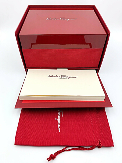 Pre-owned Ferragamo $1495 Salvatore  Men's Black 43mm Dial 200m Swiss Made Watch Ff3130014