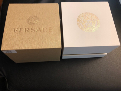 Pre-owned Versace $2095  Men's V-race Diver Blue 46mm Dial 200 Meter Swiss Watch Veak00418