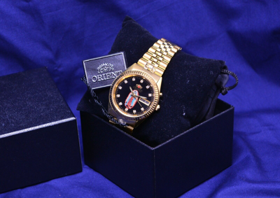 Pre-owned Orient Holy Maria Dial:  Automatic: Swiss Watch Type: Gold Plate