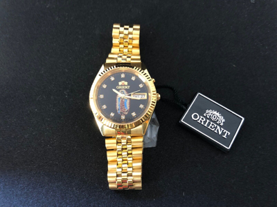 Pre-owned Orient Holy Maria Dial:  Automatic: Swiss Watch Type: Gold Plate