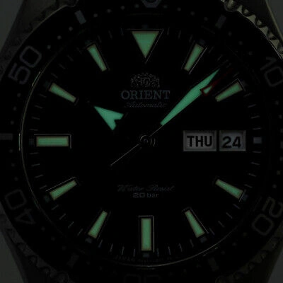 Pre-owned Orient Sports Rn-aa0001b Automatic Mechanical Diver Watch 100% Genuine Product