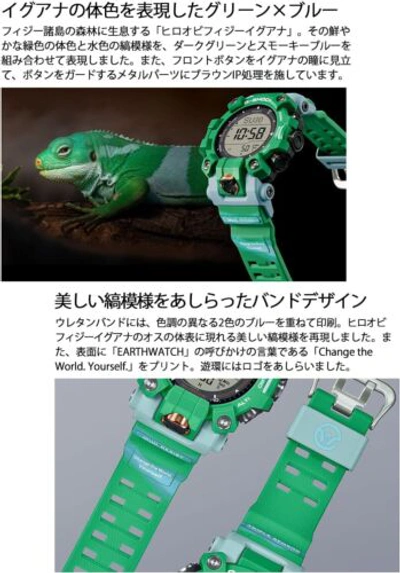 Pre-owned Casio G-shock Mudman Gw-9500kj-3jr Master Of Earthwatch Men Watch Limited
