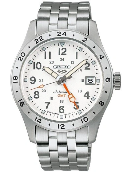 Pre-owned Seiko 5 Sports Field Gmt Sports Style Sbsc009 Automatic Men's Watch Date