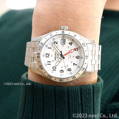 Pre-owned Seiko 5 Sports Field Gmt Sports Style Sbsc009 Automatic Men's Watch Date