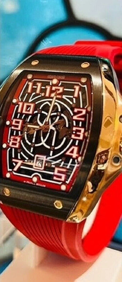 Pre-owned Roberto Cavalli By Franck Muller "rv1g205p1051" Tonneau Japan Limited, Brand