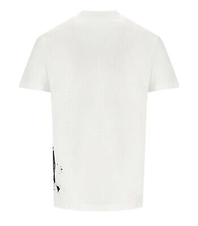 Pre-owned Dsquared2 Icon Splash Cool Fit White T-shirt Man