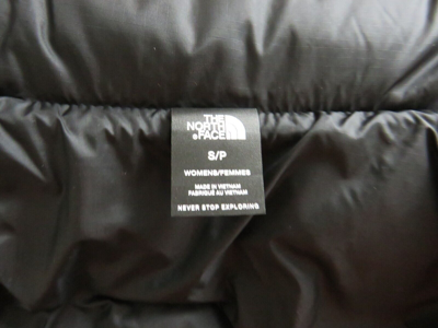 Pre-owned The North Face Womens  1992 92 Reversible Nuptse 600-down Hooded Jacket Black In Black Denim