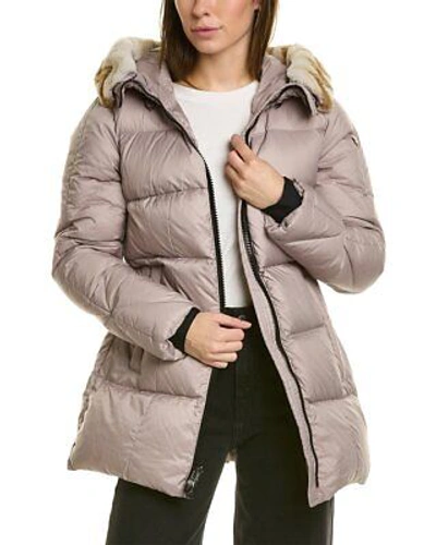 Pre-owned Postcard Post Card Banff Down Coat Women's Beige 40