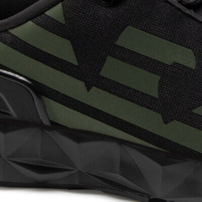 Pre-owned Ea7 Shoes Sneaker Emporio Armani  Man Sz. Us 6,5 X8x033xcc52 N130 Black