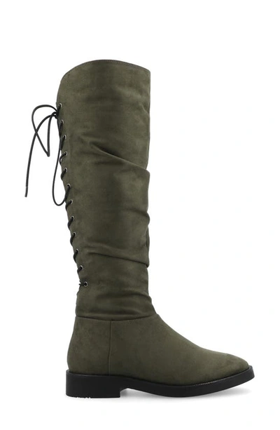 Journee Collection Miranda Boot In Olive
