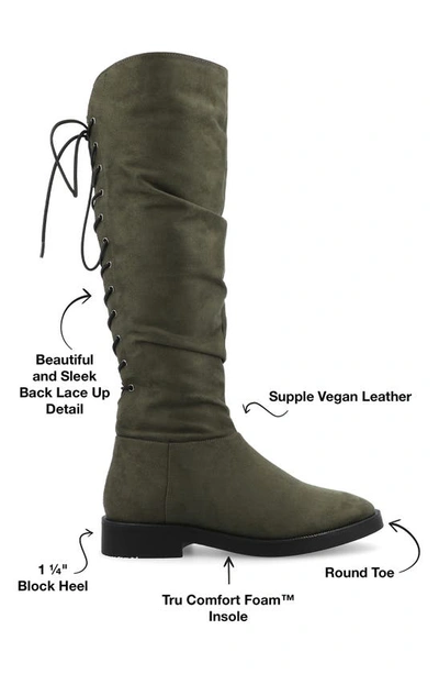 Journee Collection Miranda Boot In Olive