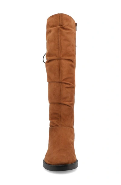 Journee Collection Miranda Boot In Cognac