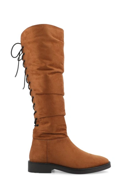 Journee Collection Miranda Boot In Cognac