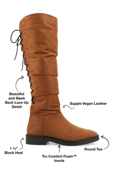 Journee Collection Miranda Boot In Cognac