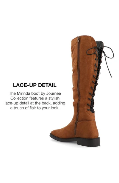 Journee Collection Miranda Boot In Cognac