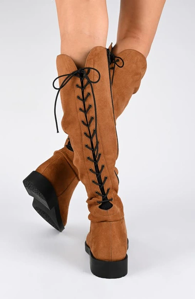 Journee Collection Miranda Boot In Cognac