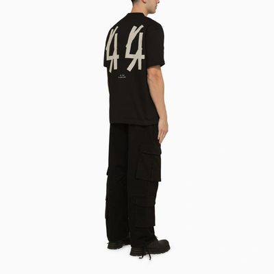 Shop 44 Label Group Aaa Print Black Crew Neck T Shirt