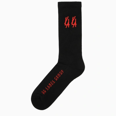 Shop 44 Label Group Black Cotton Sports Socks