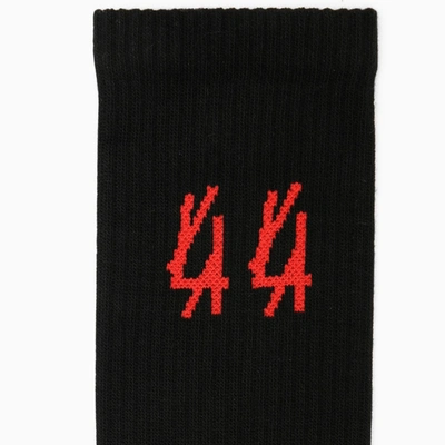 Shop 44 Label Group Black Cotton Sports Socks