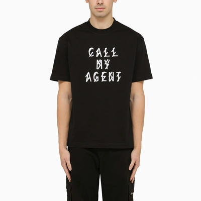 Shop 44 Label Group Call My Agent T Shirt Black