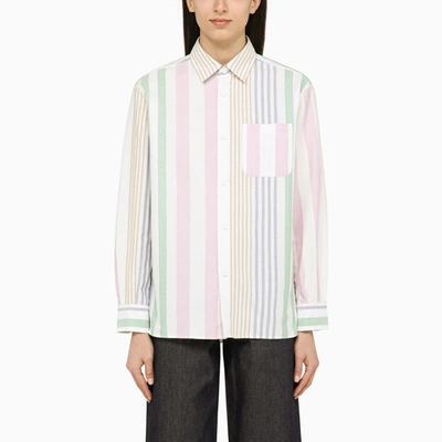 Shop Apc A.p.c. Multicoloured Cotton Shirt