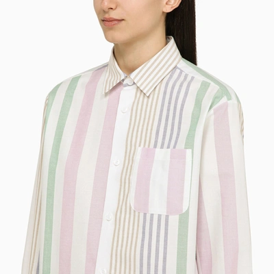 Shop Apc A.p.c. Multicoloured Cotton Shirt