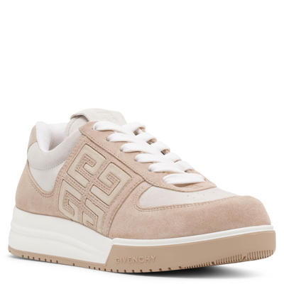 Shop Givenchy G4 Low-top Beige Sneakers