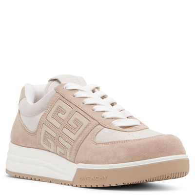 Givenchy G4 Low Top Sneaker In Beigewhite