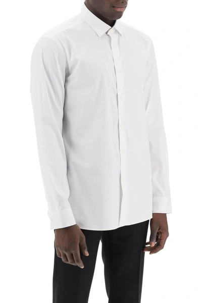 Shop Burberry Sherfield Shirt In Stretch Cotton