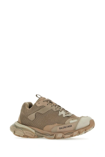 Shop Balenciaga Sneakers In Beigemix