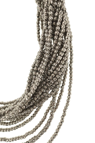 Shop Brunello Cucinelli Necklace In 925 Silver