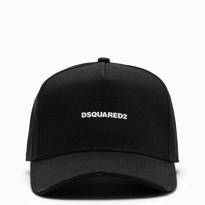 Shop Dsquared2 Black And White Cap