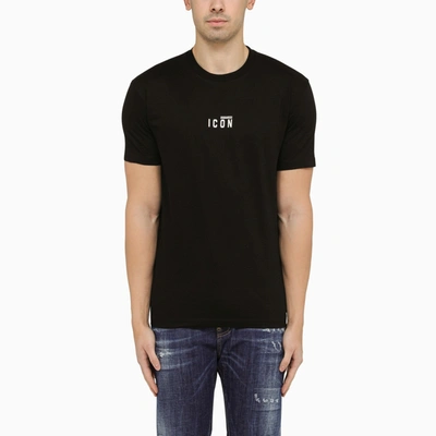 Shop Dsquared2 Icon T Shirt Black