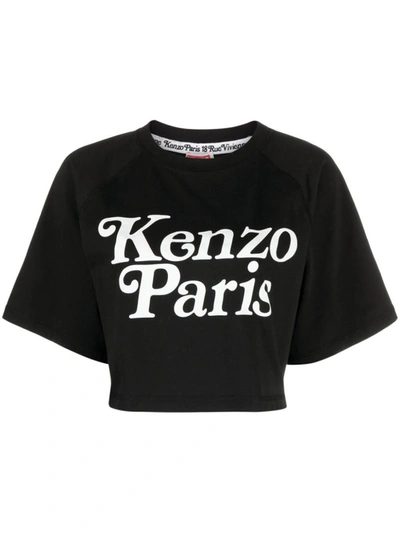 Shop Kenzo By Verdy Kenzo Paris Cotton T-shirt In Black