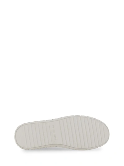 Shop Michael Michael Kors Leather Sneaker In White