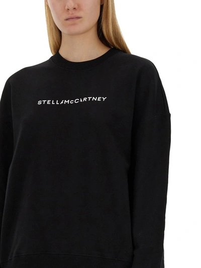 Shop Stella Mccartney Sweatshirt With Logo In Black