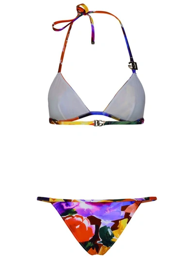 Shop Dolce & Gabbana Multicolor Polyamide Blend Bikini
