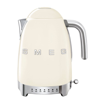 Shop Smeg '50s Style Variable Temperature Control Kettle In Neutral