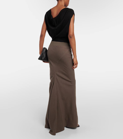 Rick Owens Virgin Wool Top In Black