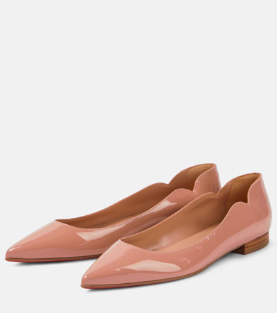 Christian Louboutin Womens Blush Hot Chickita Pointed-toe Patent-leather Pumps