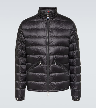 Shop Moncler Agay Quilted Down Jacket In Black