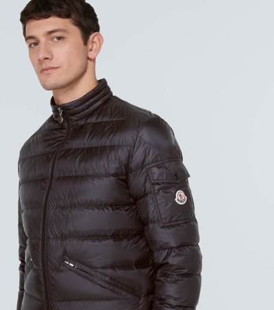 Shop Moncler Agay Quilted Down Jacket In Black