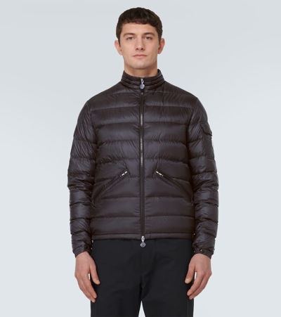 Shop Moncler Agay Quilted Down Jacket In Black