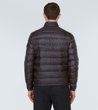 Shop Moncler Agay Quilted Down Jacket In Black