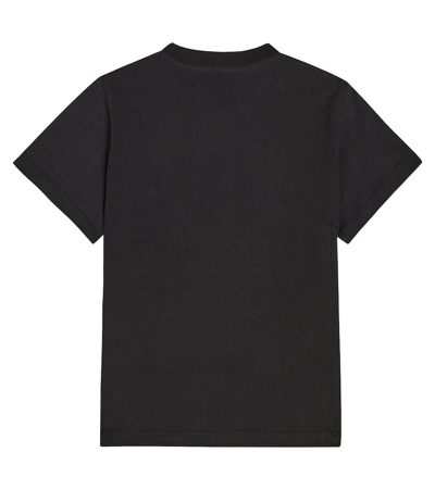Shop Amiri Logo Cotton Jersey T-shirt In Black