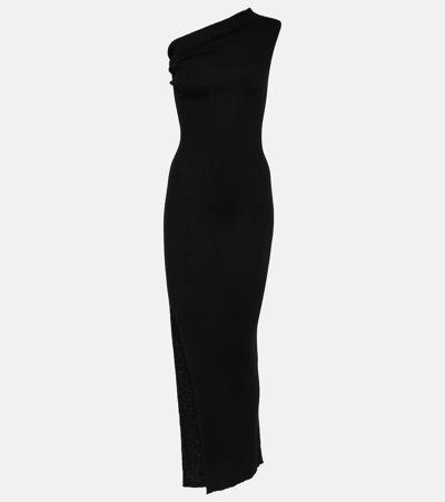 Shop Rick Owens Athena Virgin Wool Maxi Dress In Black