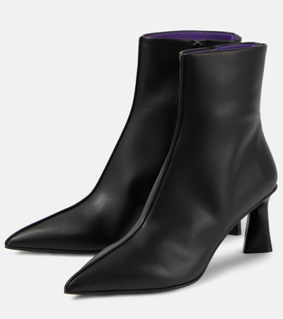Shop Stella Mccartney Elsa Faux Leather Ankle Boots In Black