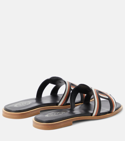 Tod's Kate Leather Sandals In Multicoloured