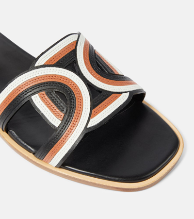 Tod's Kate Leather Sandals In Multicoloured