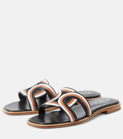 Tod's Kate Leather Sandals In Multicoloured